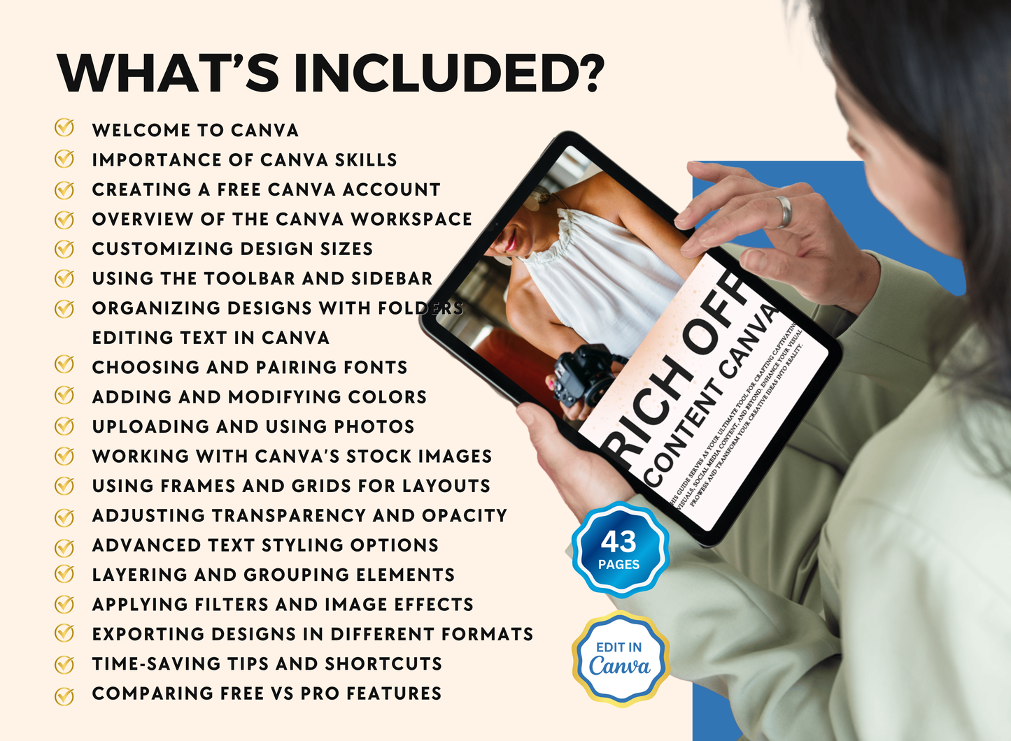 Rich Off Content Canva | MRR PLR Ebook