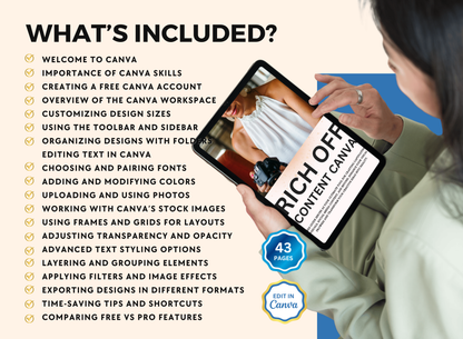 Rich Off Content Canva | MRR PLR Ebook