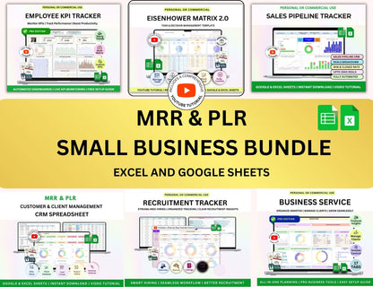 MRR PLR All Shop Spreadsheets