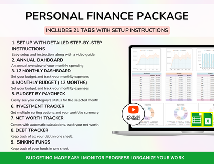 Ultimate Life Organizer Spreadsheet Bundle Master Resell Rights