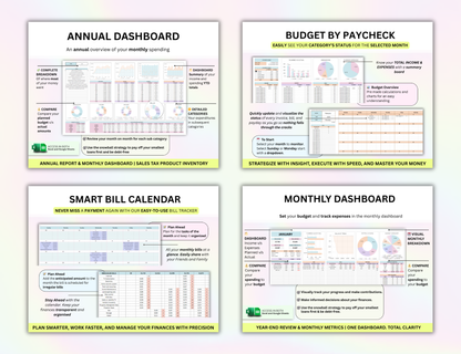 Ultimate Life Organizer Spreadsheet Bundle Master Resell Rights