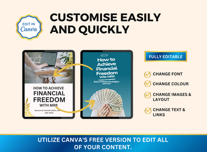 Achieve Financial Freedom with MRR |  MRR PLR Ebook