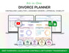 Divorce Planner Spreadsheet Asset Division Financial Settlement