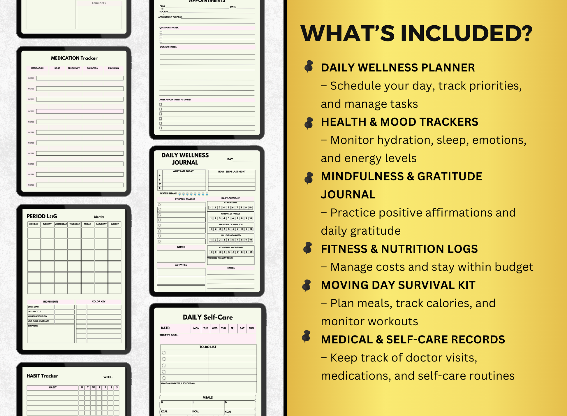 worksheet, workbook, planner, fillable pdf, daily planner, wellness planner, wellness diary, wellness journal, digital planner, fill out pdf, fill out pdf online, best planners, custom planner, editable pdf, pdf fillable form, best online planner
