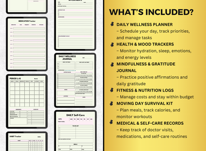 worksheet, workbook, planner, fillable pdf, daily planner, wellness planner, wellness diary, wellness journal, digital planner, fill out pdf, fill out pdf online, best planners, custom planner, editable pdf, pdf fillable form, best online planner