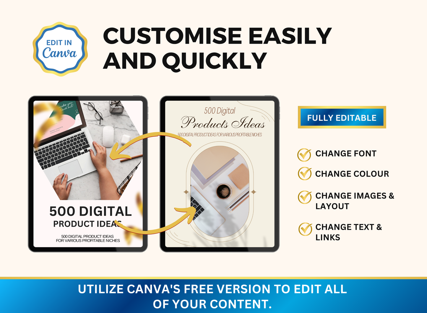 500 Digital Prompts Ideas | MRR PLR Ebook