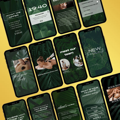 Massage Template | Massage Therapy Social Media Templates