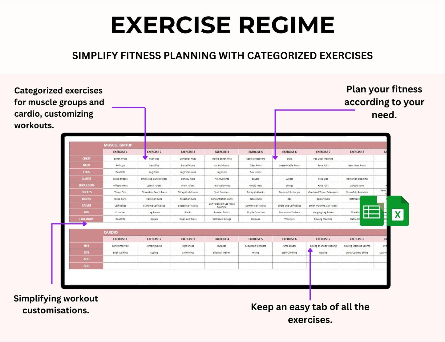 Weight Loss & Fitness Tracker Spreadsheet