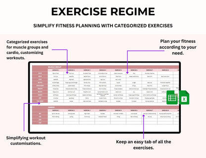 Weight Loss & Fitness Tracker Spreadsheet