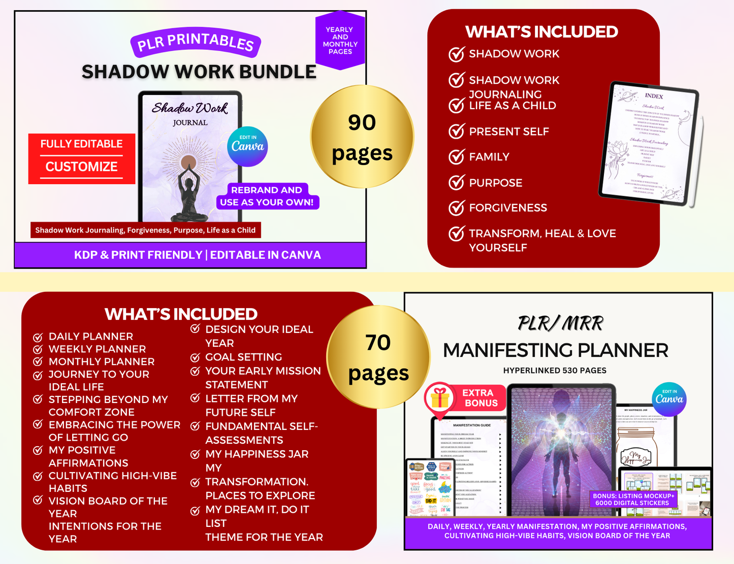 wellness planner, wellness journal, ULTIMATE PLANNER, travel planner, student planner, shadow work templates, Shadow Work Prompts for Beginners, Shadow Work Prompts, shadow work plr, shadow work journal prompts, Shadow Work Journal for Beginners, Shadow Work Journal, resell adhd planner, recipe printable, recipe planner, recipe journal, Productivity Tracker, productivity planner, PLR Travel planner, plr student planner, plr lifestyle, plr financial planner, plr adhd planner