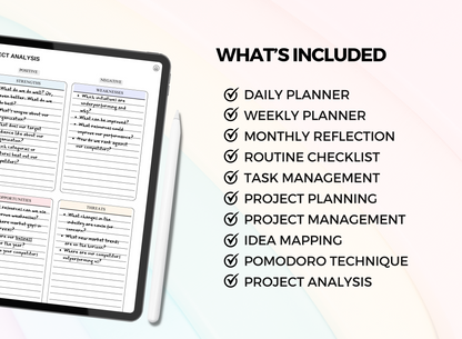PLR Printable - Productivity Planner