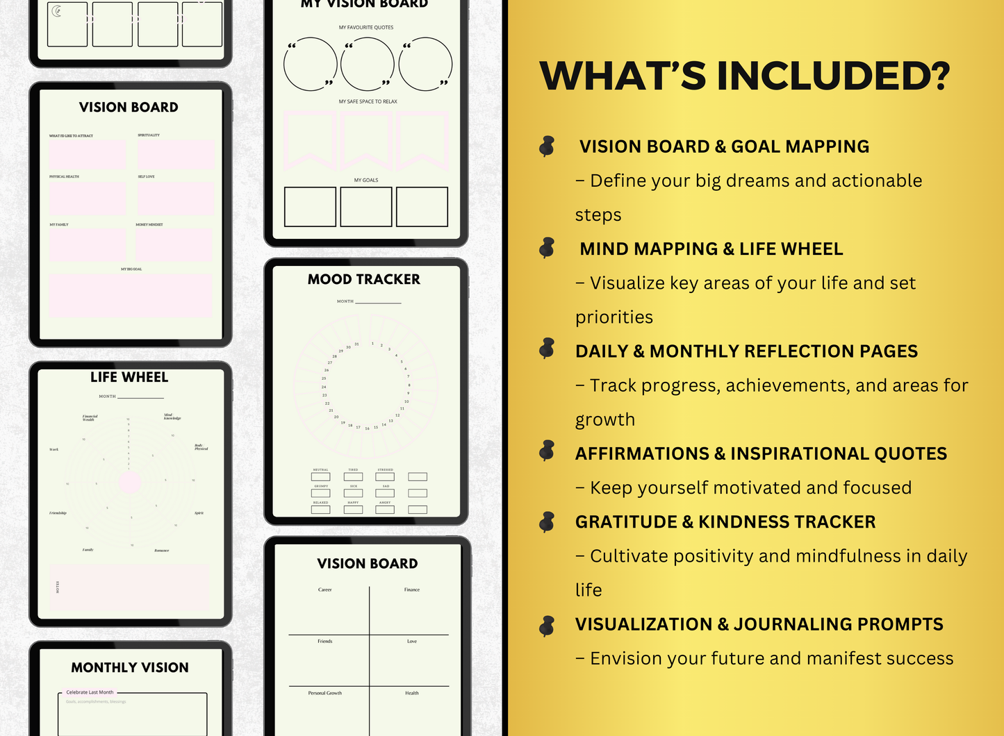 vision mapping planner, vision mapping workbook, vision mapping worksheet, vision mapping fillable pdf, vision mapping journal, worksheet, workbook, planner, fillable pdf, daily planner, digital planner, fill out pdf, fill out pdf online, best planners, custom planner, editable pdf, pdf fillable form, best online planner
