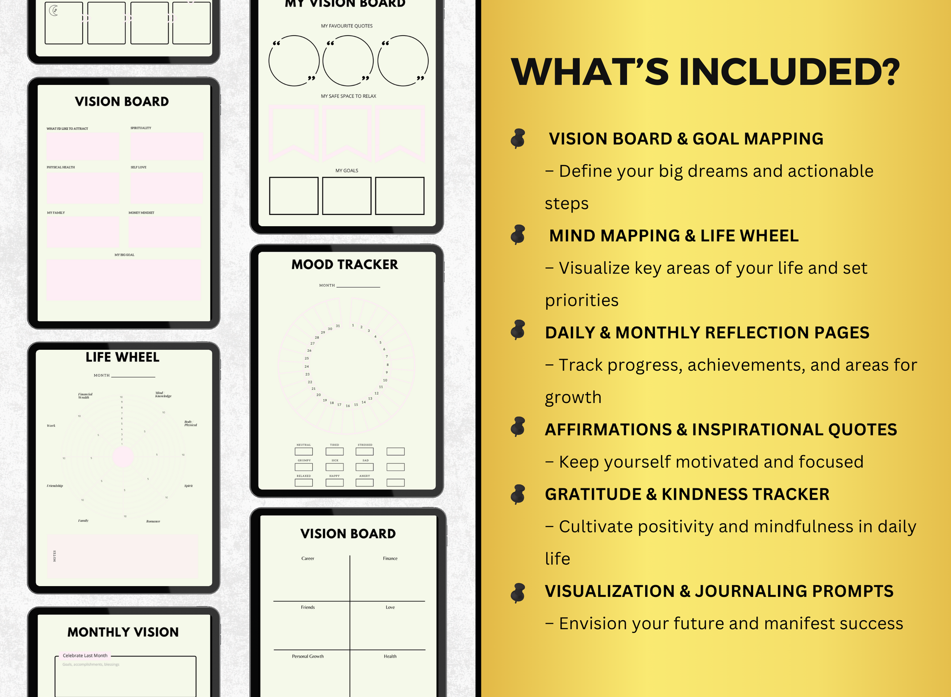 vision mapping planner, vision mapping workbook, vision mapping worksheet, vision mapping fillable pdf, vision mapping journal, worksheet, workbook, planner, fillable pdf, daily planner, digital planner, fill out pdf, fill out pdf online, best planners, custom planner, editable pdf, pdf fillable form, best online planner