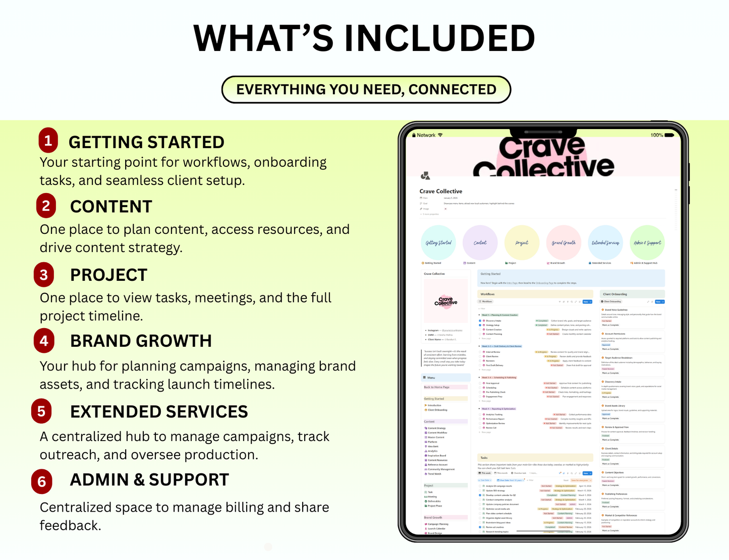 Client Portal Notion Template
