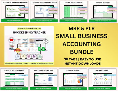 MRR PLR All Shop Spreadsheets