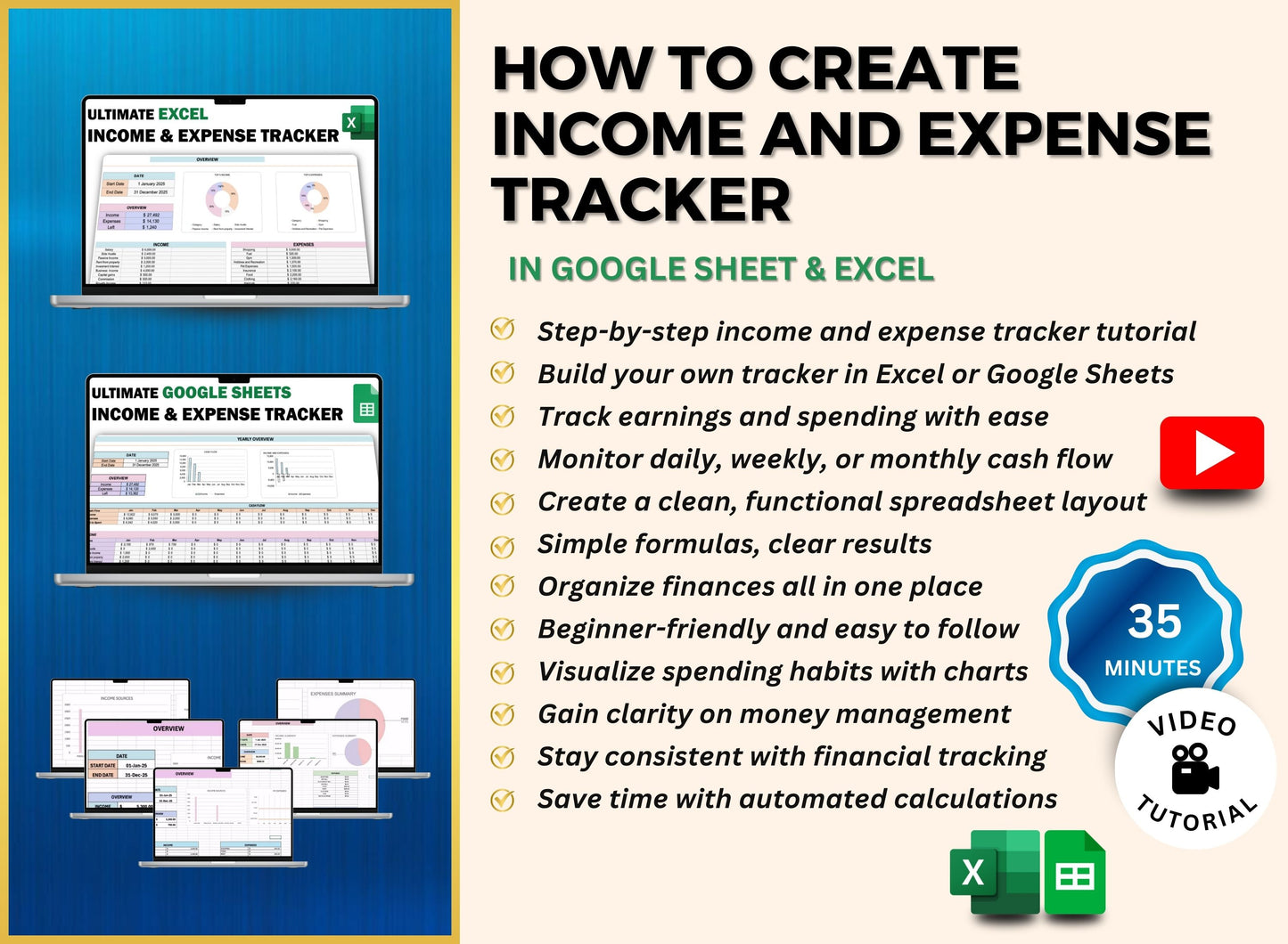 PLR Small Business Spreadsheet Video Course