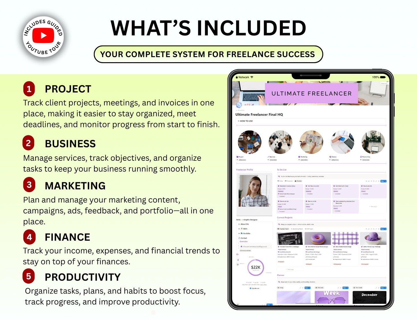 Freelancer Notion Planner