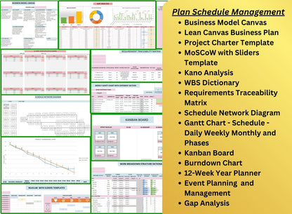 60+ Project Management Excel and PPT templates