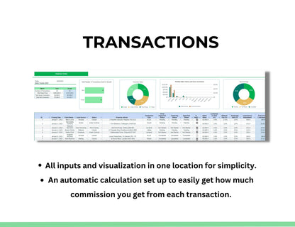 real estate lead tracking  template