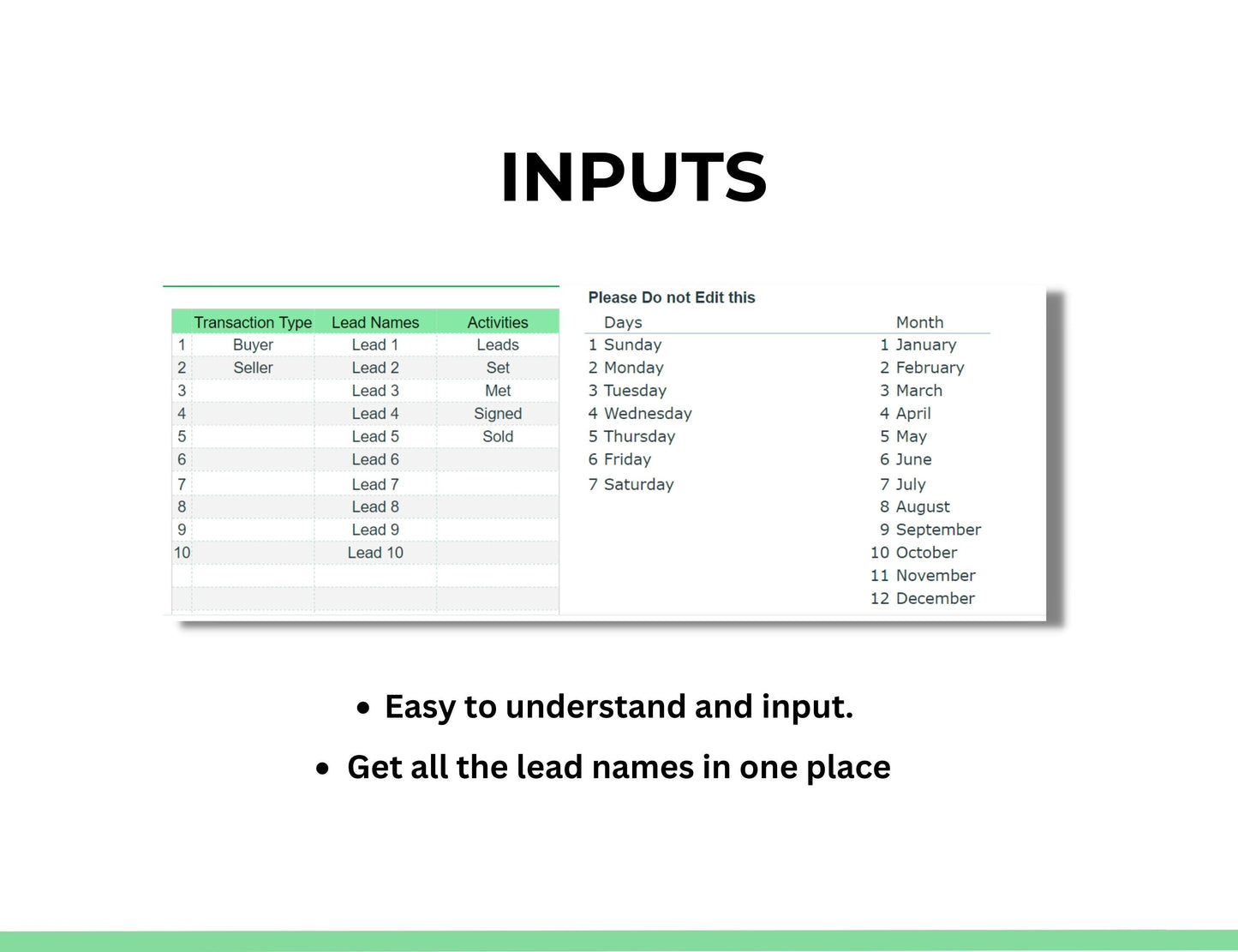 real estate client tracking template