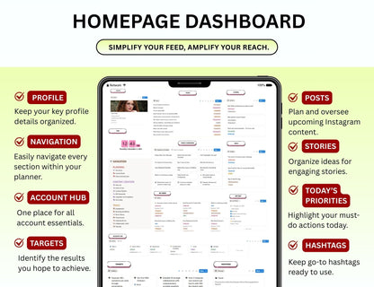 Instagram Planner Notion