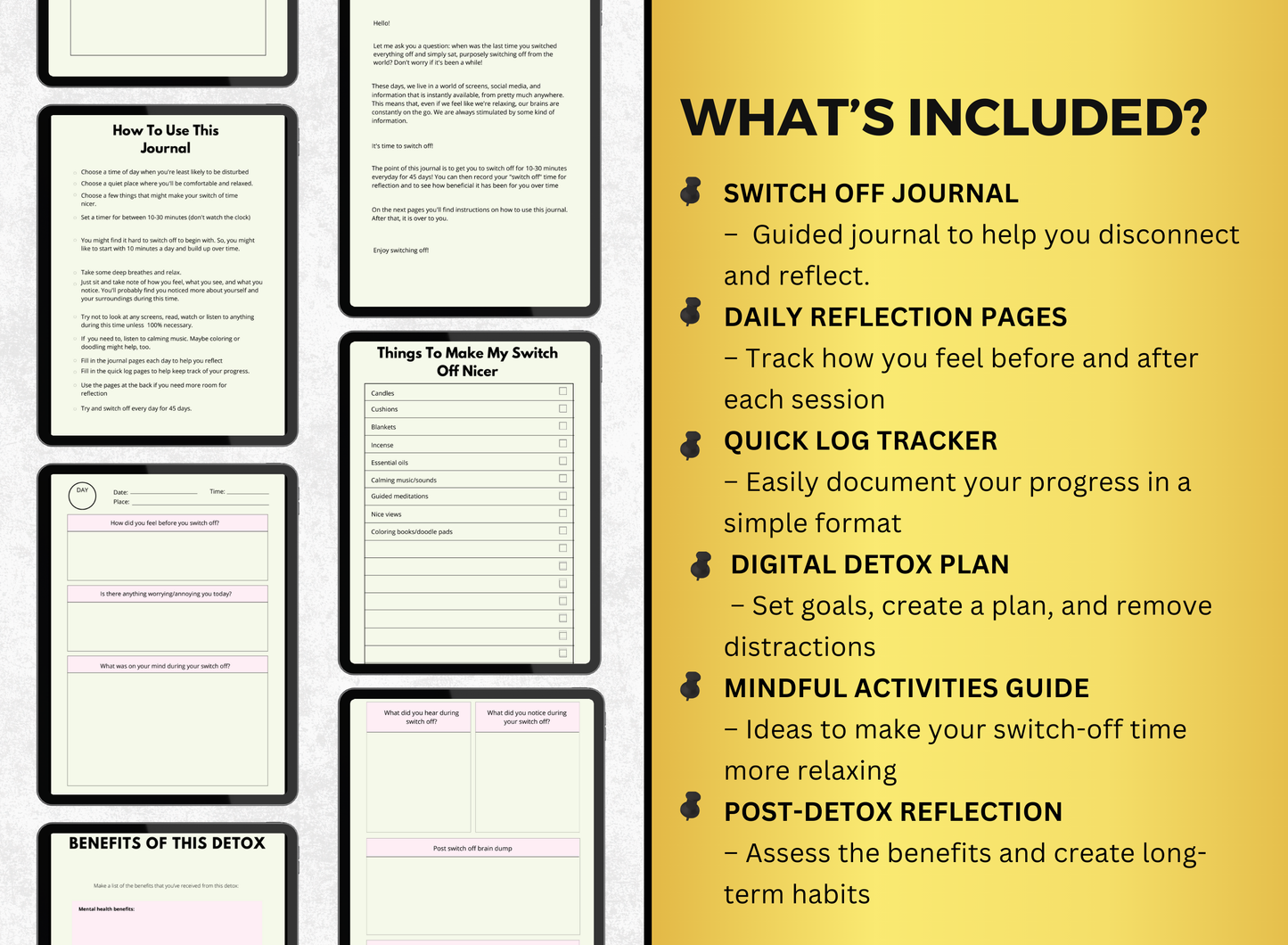 switch off planner, switch off workbook, switch off worksheet, switch off fillable pdf, switch off journal, worksheet, workbook, planner, fillable pdf, daily planner, digital planner, fill out pdf, fill out pdf online, best planners, custom planner, editable pdf, pdf fillable form, best online planner