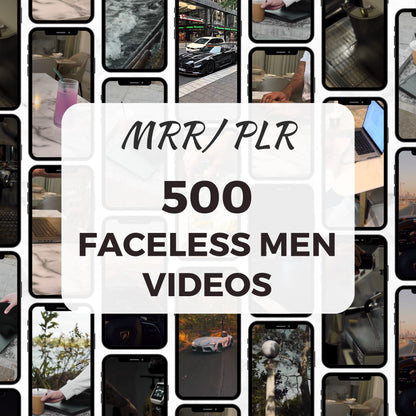 Faceless Reels Complete Package Bundle with PLR & MRR Rights