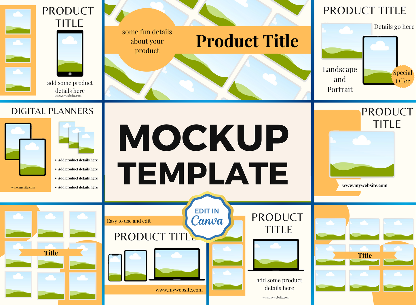 Mockup Template | MRR PLR Ebook