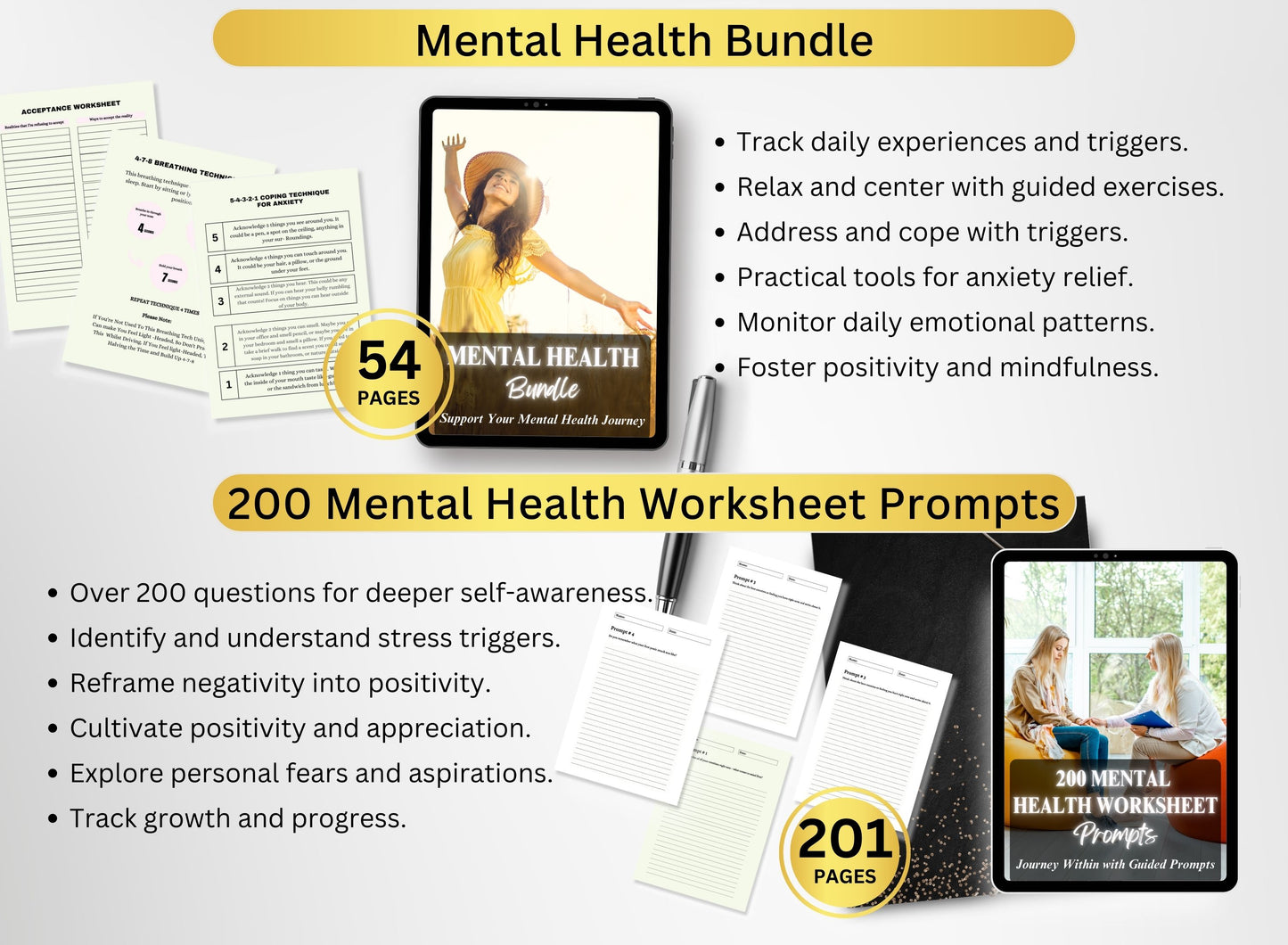 Therapy Workbooks, Mental Health Worksheets, Anxiety Workbook