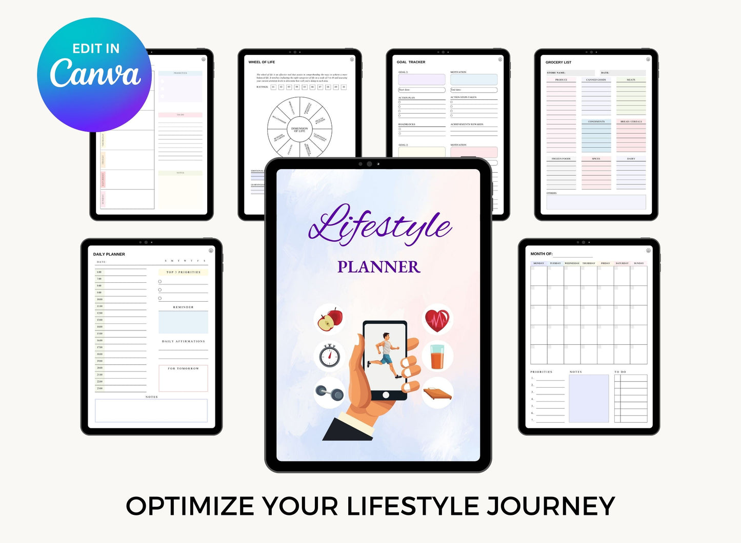 Lifestyle Digital Planner with Master Resell Rights