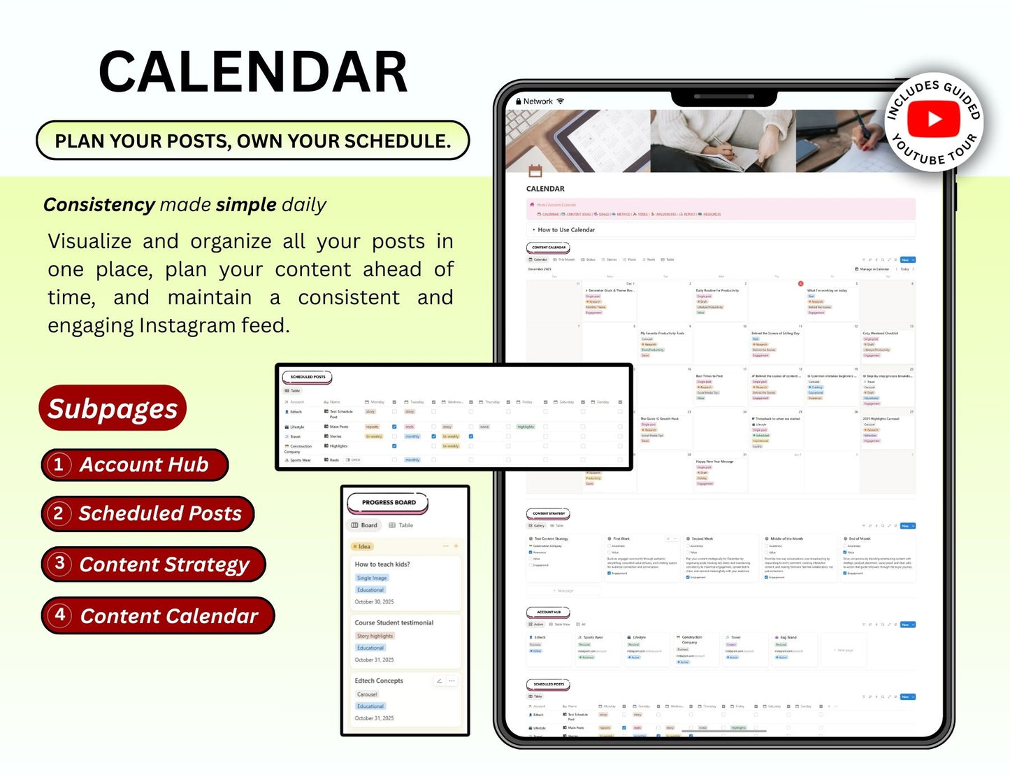 Instagram Planner Notion