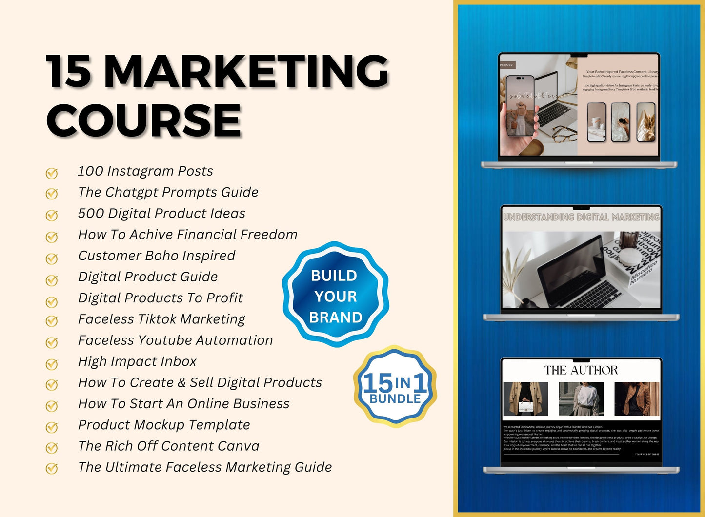 15 Mini PLR Digital Marketing Course - 2026 Edition