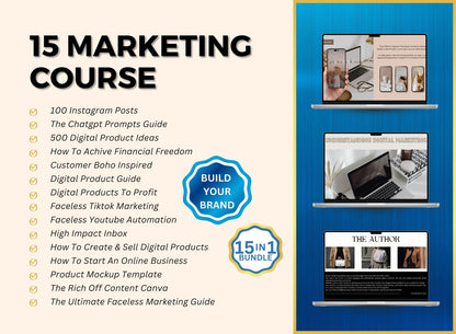 15 Mini PLR Digital Marketing Course - 2026 Edition