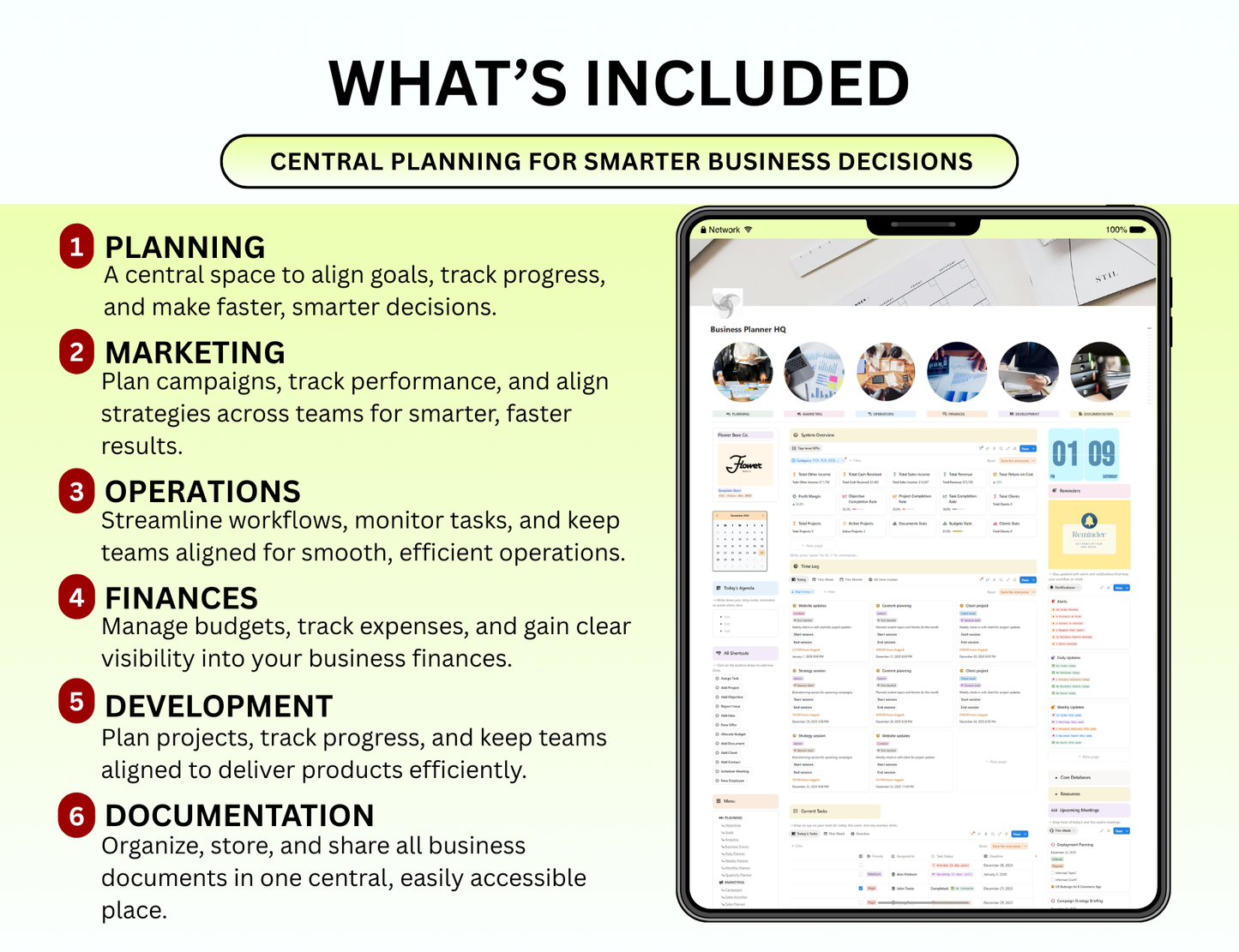 CRM Customer Relationship Management, Client Tracker Notion, Client Log Notion template, Client dashboard, business tracker notion, business template, Business Planner, business plan notion, business goals notion