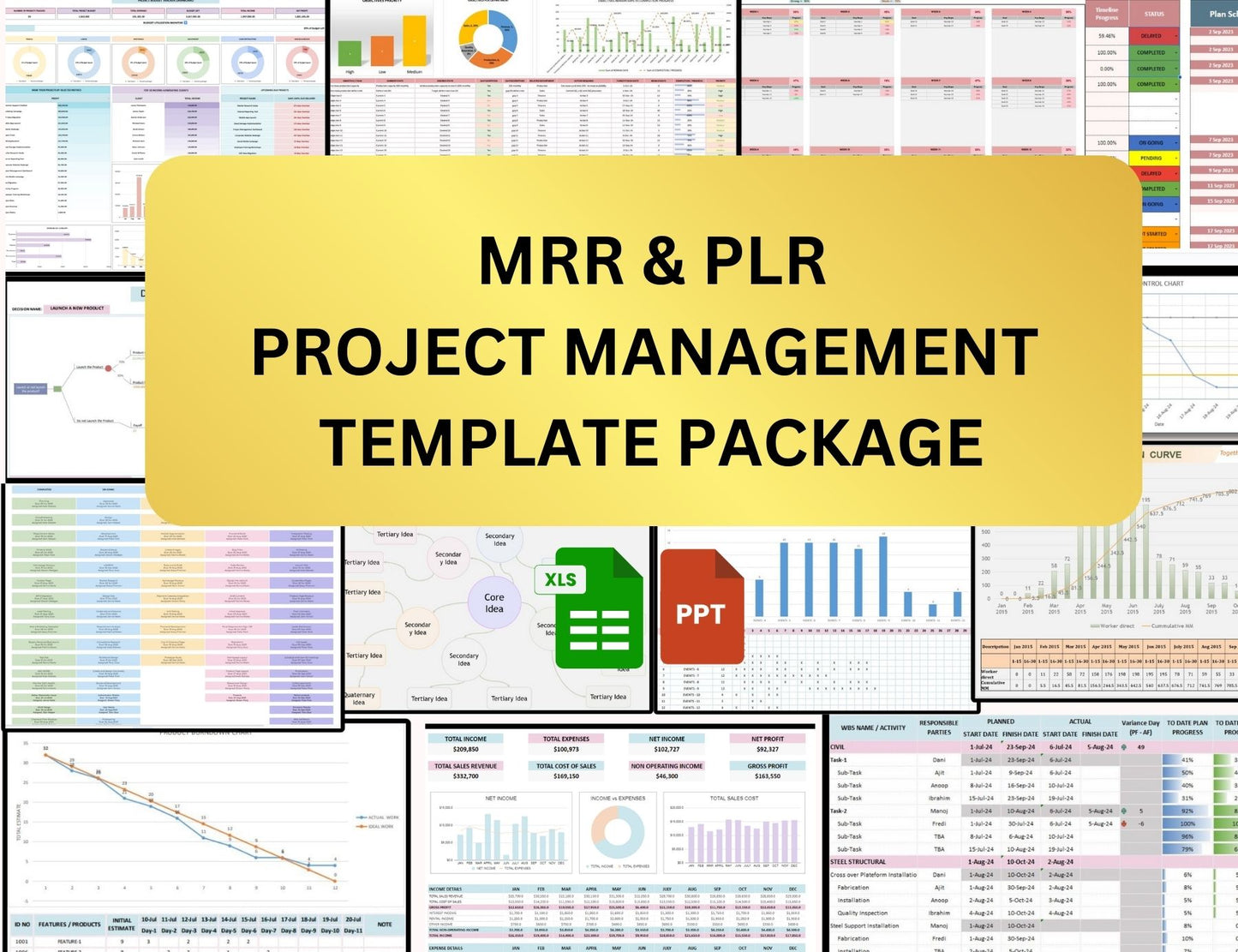 MRR PLR All Shop Spreadsheets