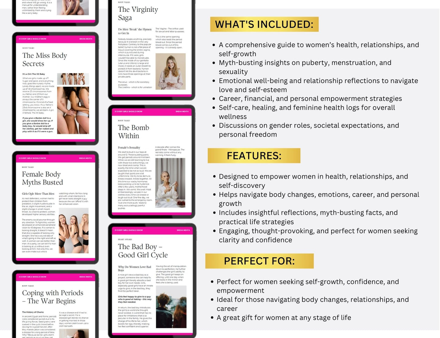 PLR Girl Bundle - Planner, Ebook, Self Care, Faceless Reels