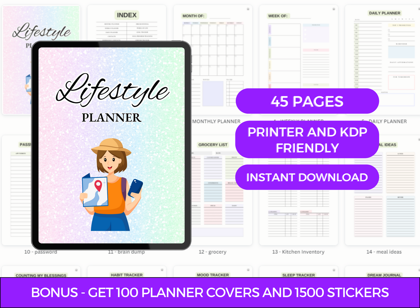 PLR Printables Lifestyle Planner