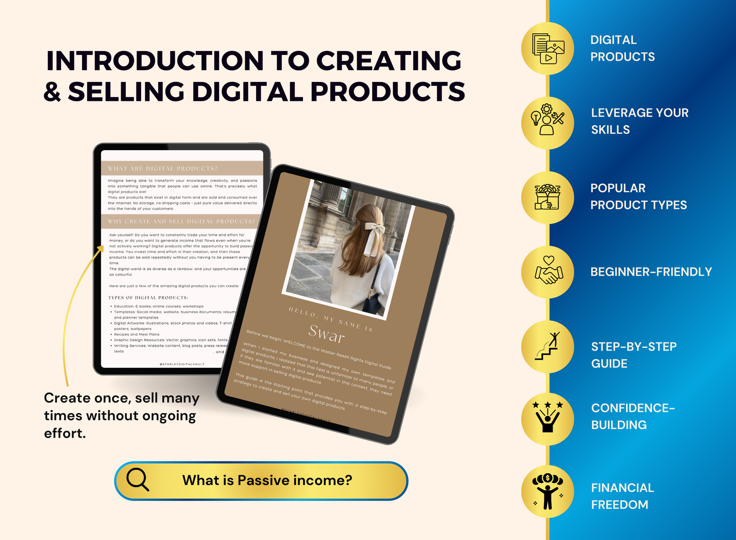 How to Create & Sell Digital Products | MRR PLR Ebook