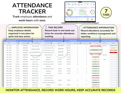 Human Resource Complete Package – 15-in-1 HR Spreadsheet Bundle