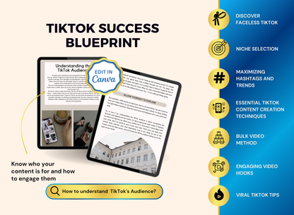 Faceless Tiktok Marketing | MRR PLR Ebook