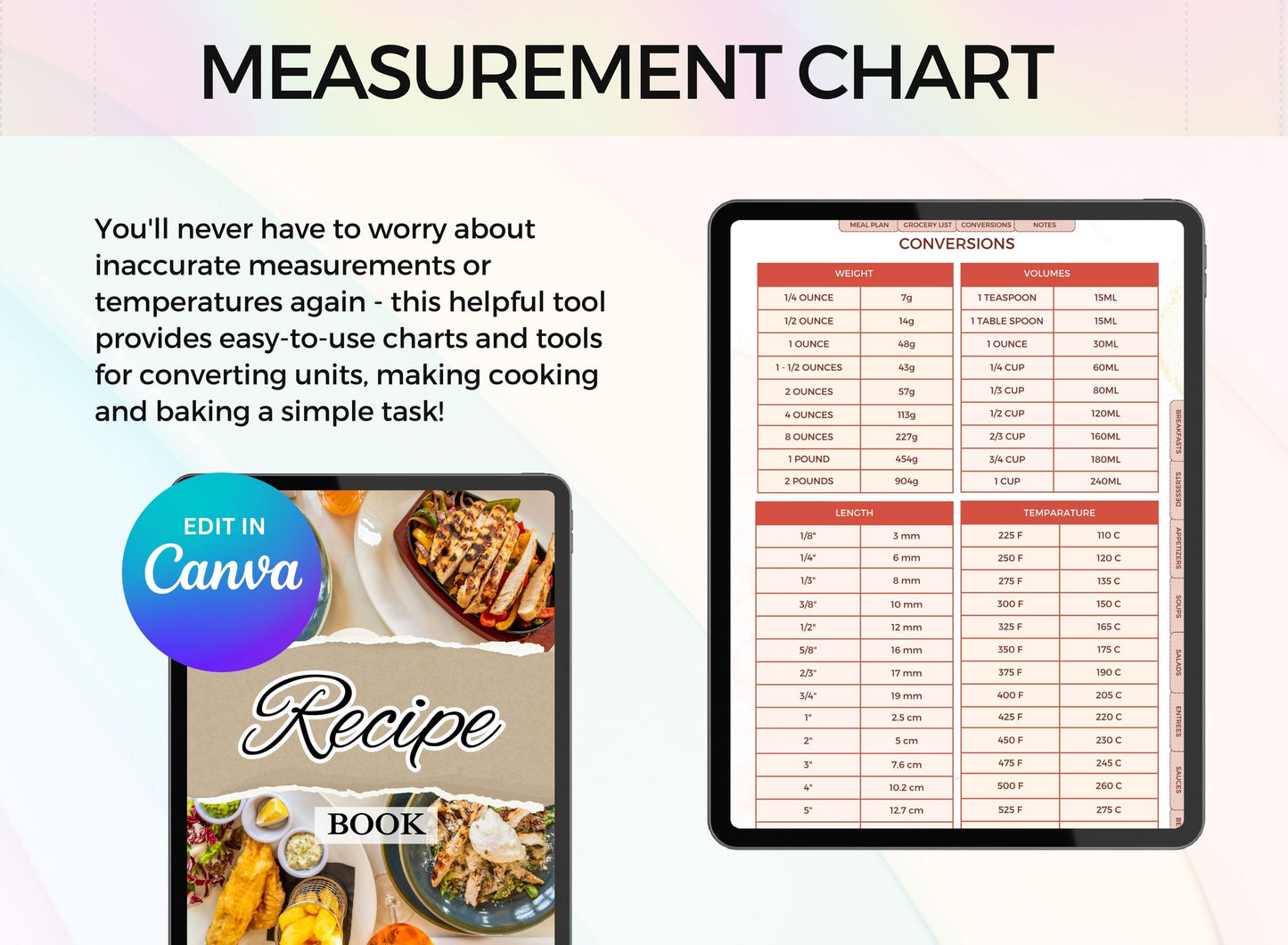 PLR Printable Recipe Journal