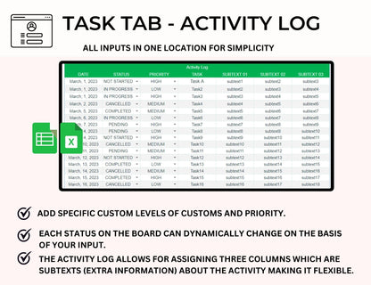 Kanban Board Spreadsheet