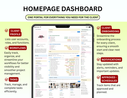 Client Portal Notion Template