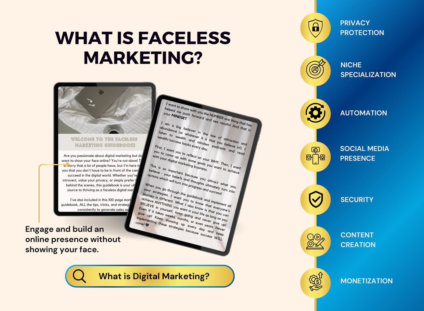 The Ultimate Faceless Marketing Guide | MRR PLR Ebook