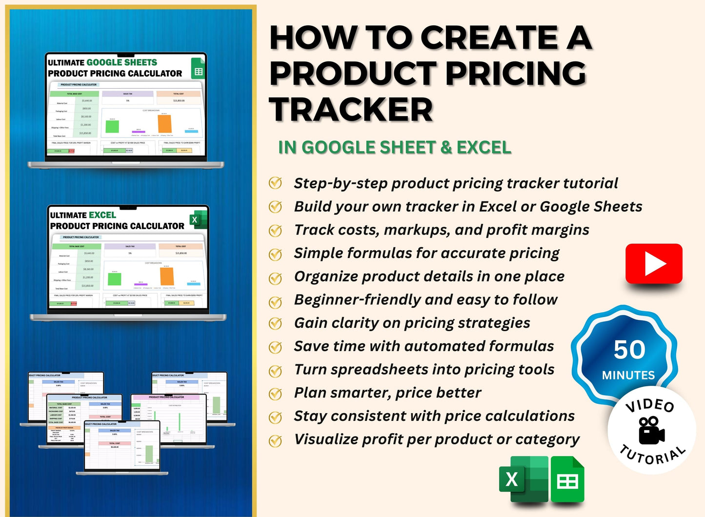 PLR Small Business Spreadsheet Video Course