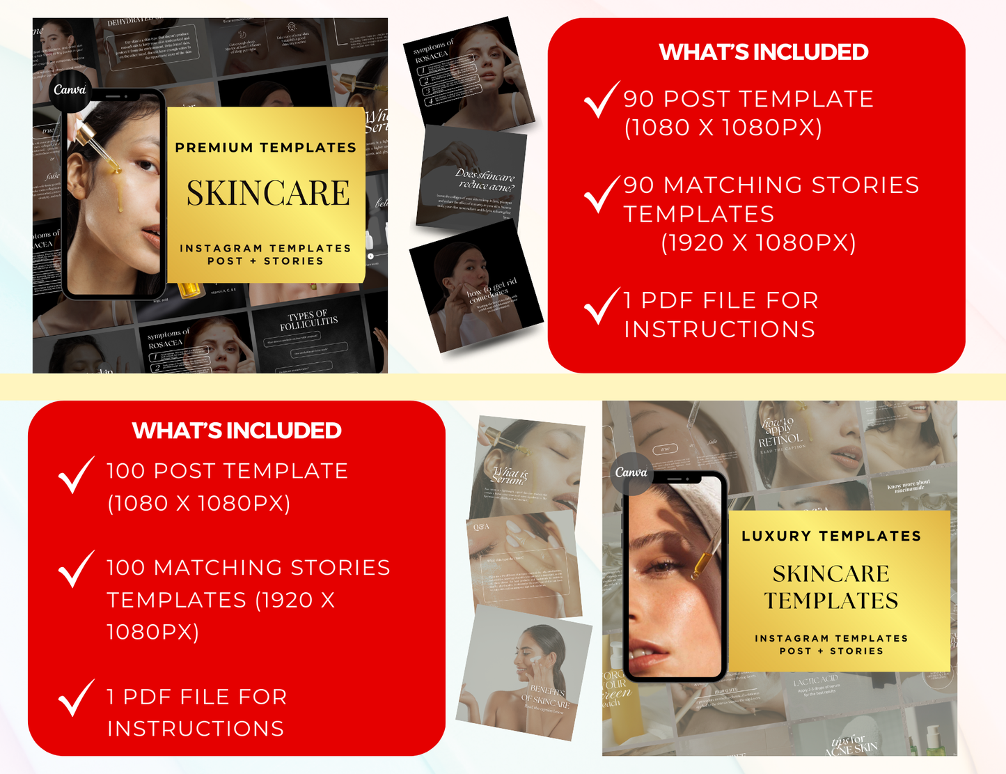 skincare templates, skincare template, skincare posts, skincare instagram, skincare, skin care