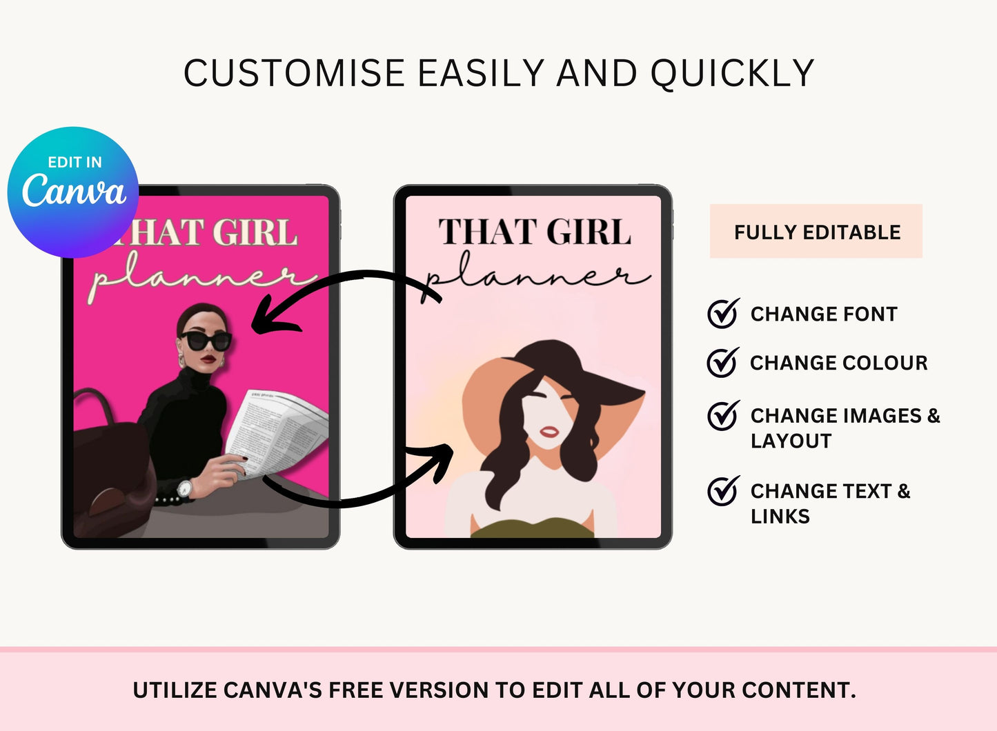 PLR Planner That Girl Planner Master Resell Rights