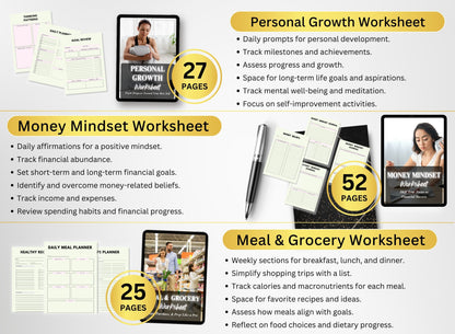 Personal Development Worksheets Coach Worksheets Master Resell Rights