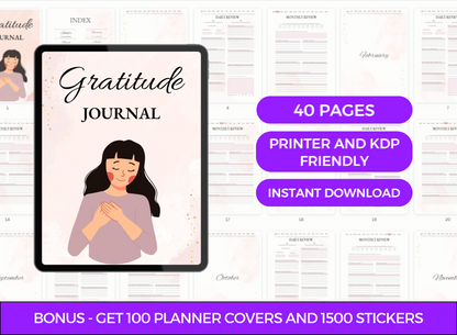 PLR Printables Gratitude Journal