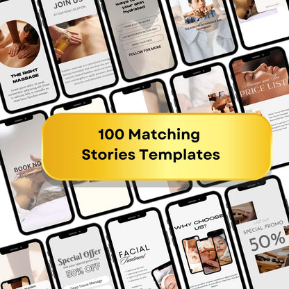 Massage Templates | Massage Therapy Social Media Templates